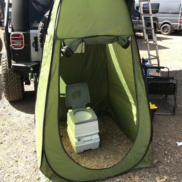 Portable Changing Room & 5 Gallon Portable Toilet Add Portable Toilet & Changing Room