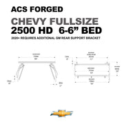Leitner Designs FORGED Active Cargo System For Chevrolet 2500 hd 6-6" bed