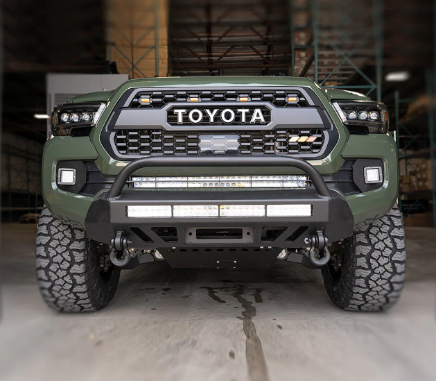 Cali Raised LED Stealth Front Bumper For Toyota Tacoma 2016+