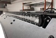 Cali Raised LED Light Bar Bracket with slim Light Bar installed