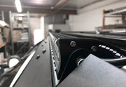 Cali-Raised LED Light Bar Bracket on Prinsu Roof Rack