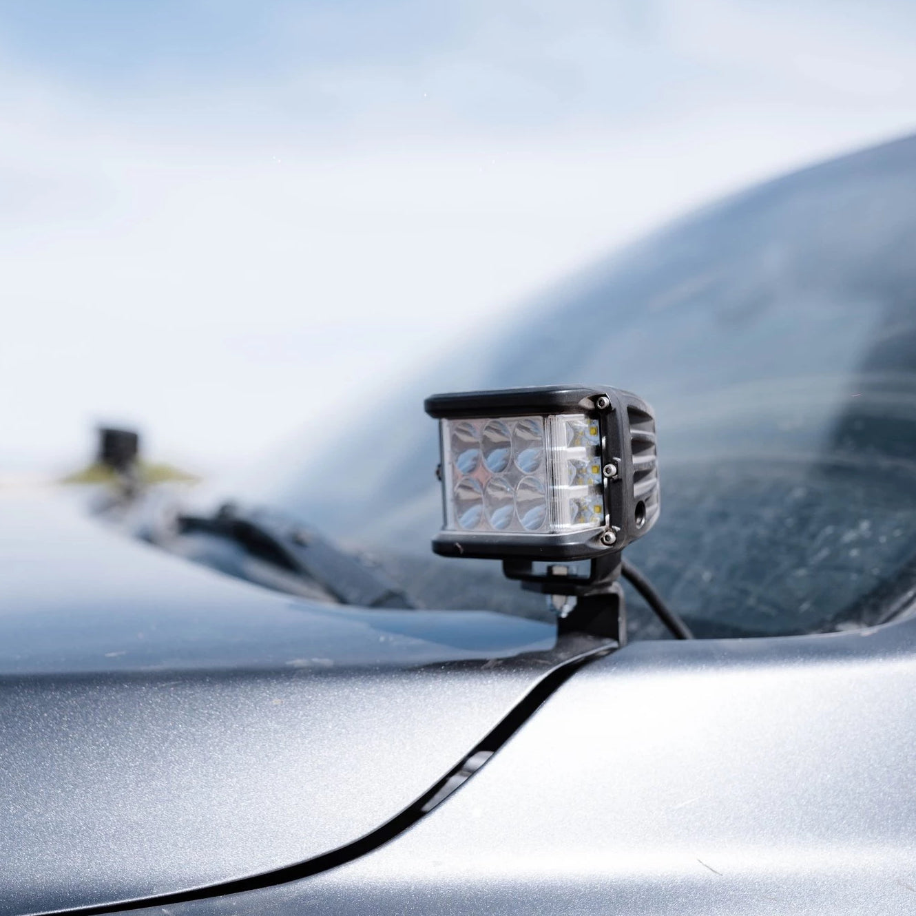 Cali Raised LED Low Profile Ditch Light with Mounting Bracket Toyota Tacoma