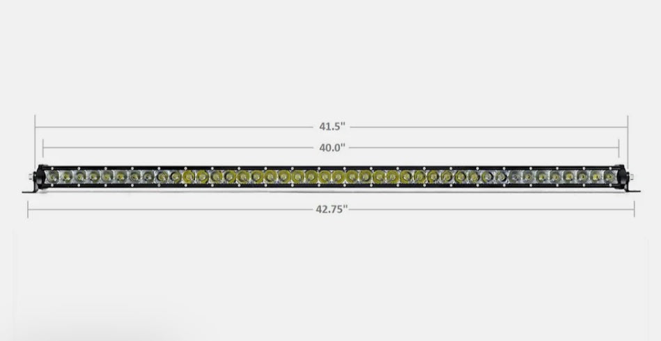 Cali Raised 40" LED Bar Bracket Kit for Prinsu Roof Racks