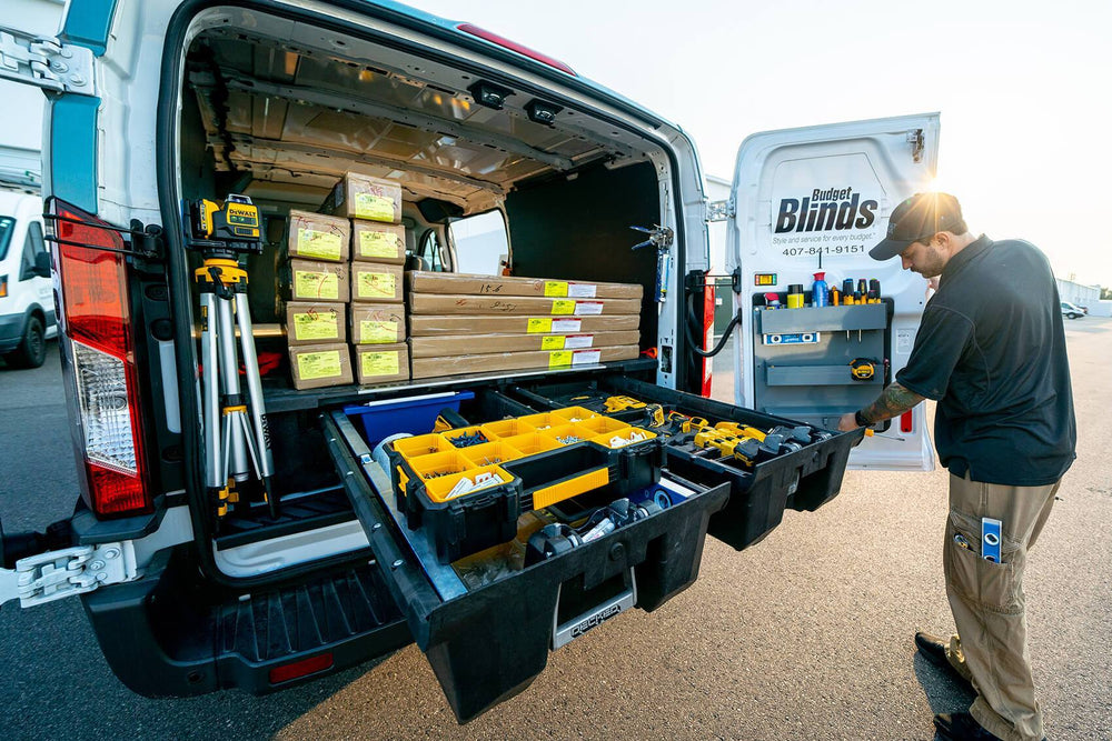 Decked Drawer System Organizing Tools and Gear for Chevrolet Express Cargo Van