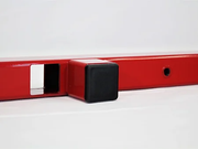 Jeep Wrangler JKU Click In Crossbars for Accessories by SMS Parts 9705 Red