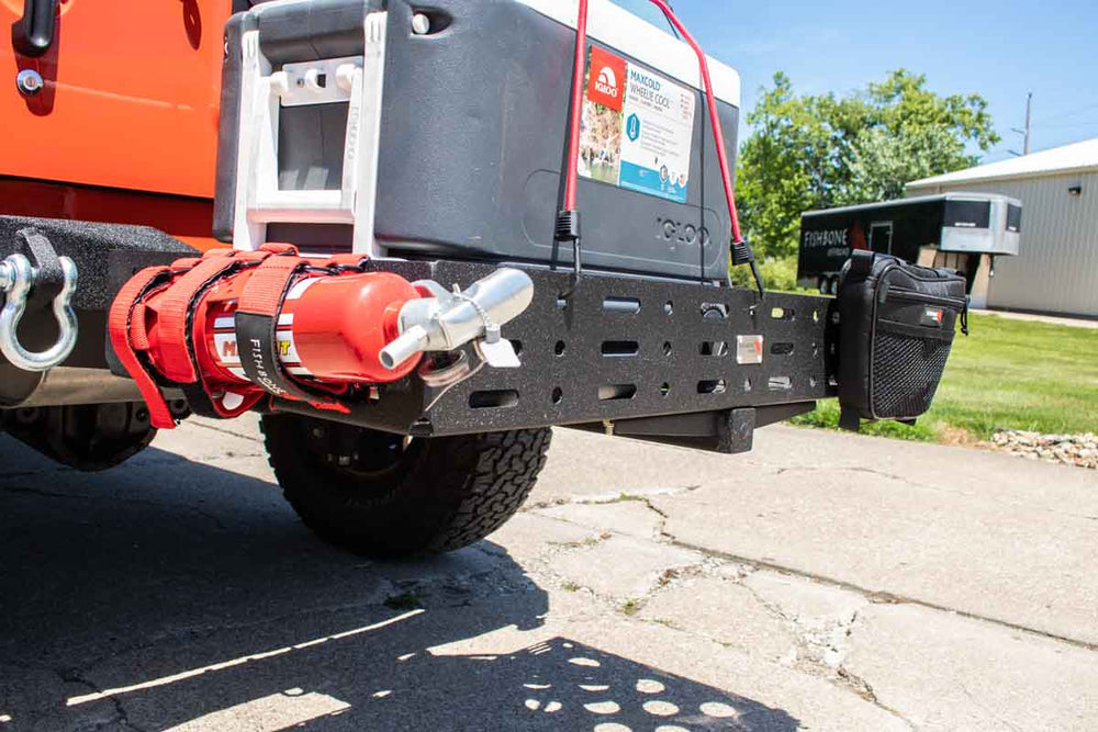 Hitch Cargo Basket with Multiple Mounting Points