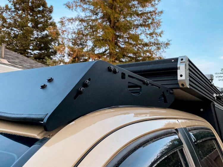 The Animas Camper Roof Rack for Toyota Tacoma 2005-2022 by Sherpa Equipment Co. Close Up