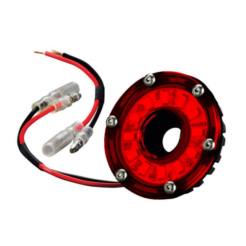 red variant color KC Hilites 2" Cyclone LED Single Light