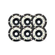 Cyclone LED - 6-light Universal Rock Light by KC Hilites Clear