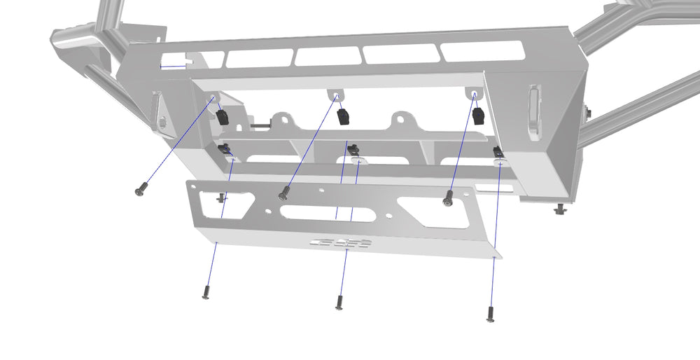 CBI Dakar Hybrid Front Bumper for Toyota Tacoma Front Mount Guide