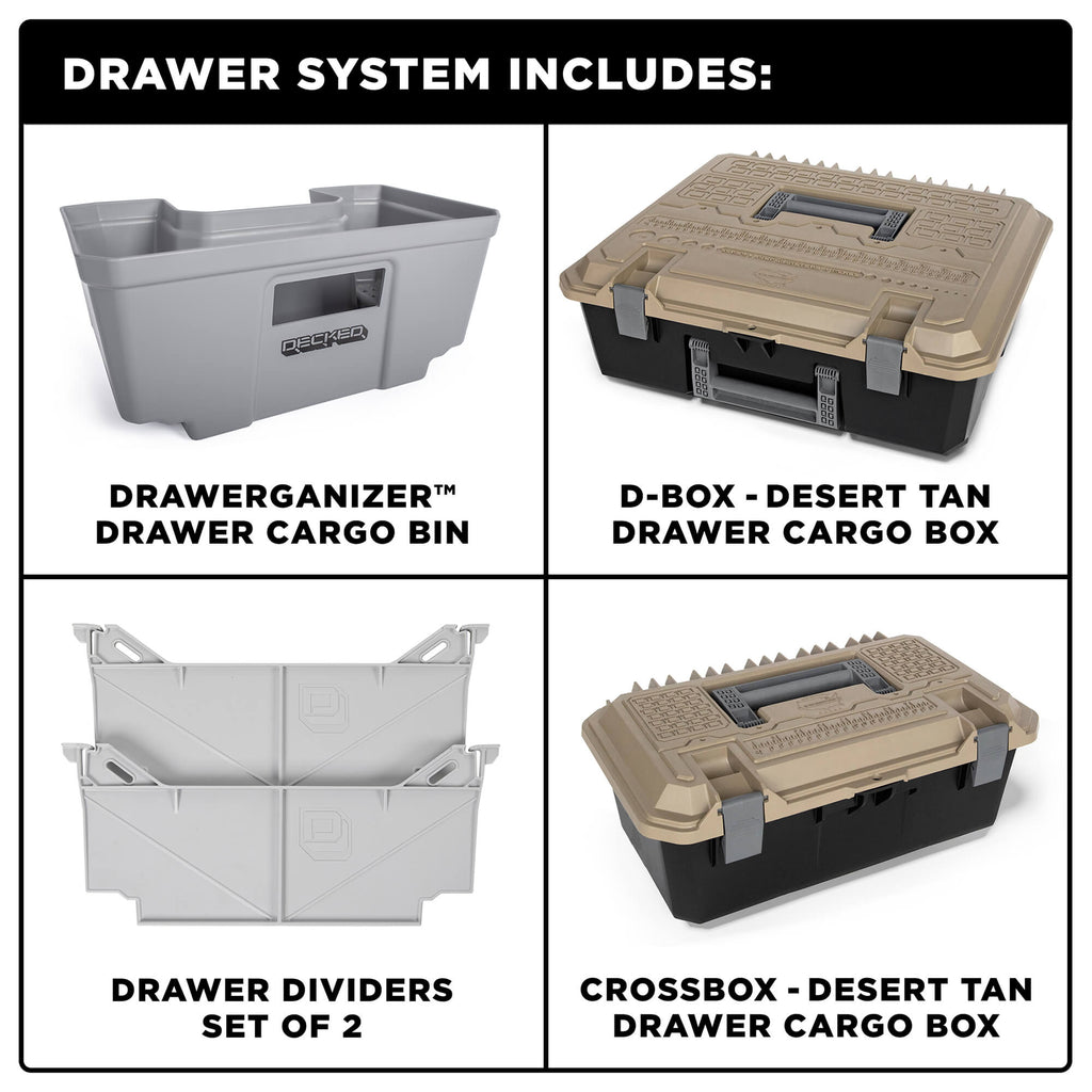 Decked Drawer System Accessories