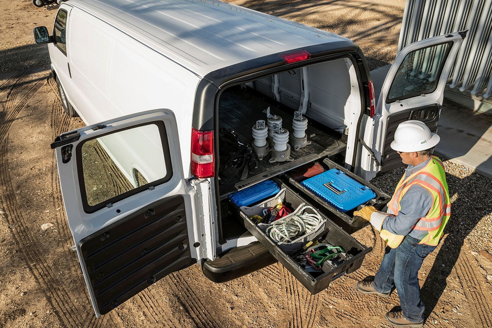 Sample Application for Decked Drawer System for GMC Savana Cargo Van