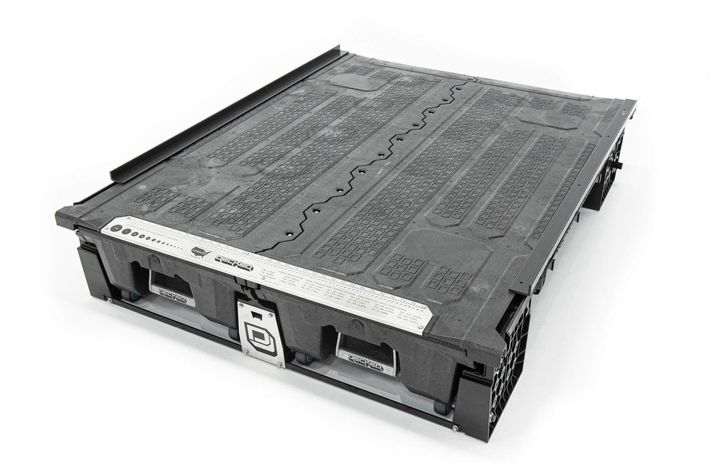 Decked Drawer System for GMC Service Body 1999-Current Uninstalled View