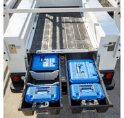 Decked Drawer System for GMC Service Body with Included Drawer System Accessories
