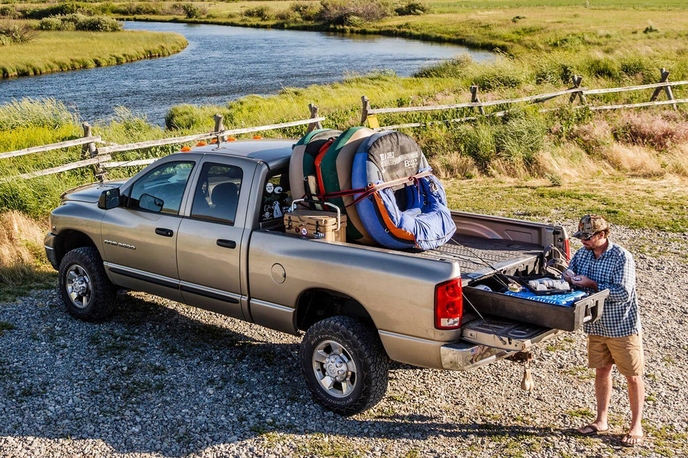 GMC Sierra 1500 Classic Version Camping Drawer System and Platform Rack by Decked