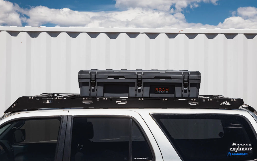 The roam case mounts are designed to work with crossbars