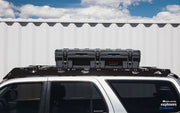 The roam case mounts are designed to work with crossbars