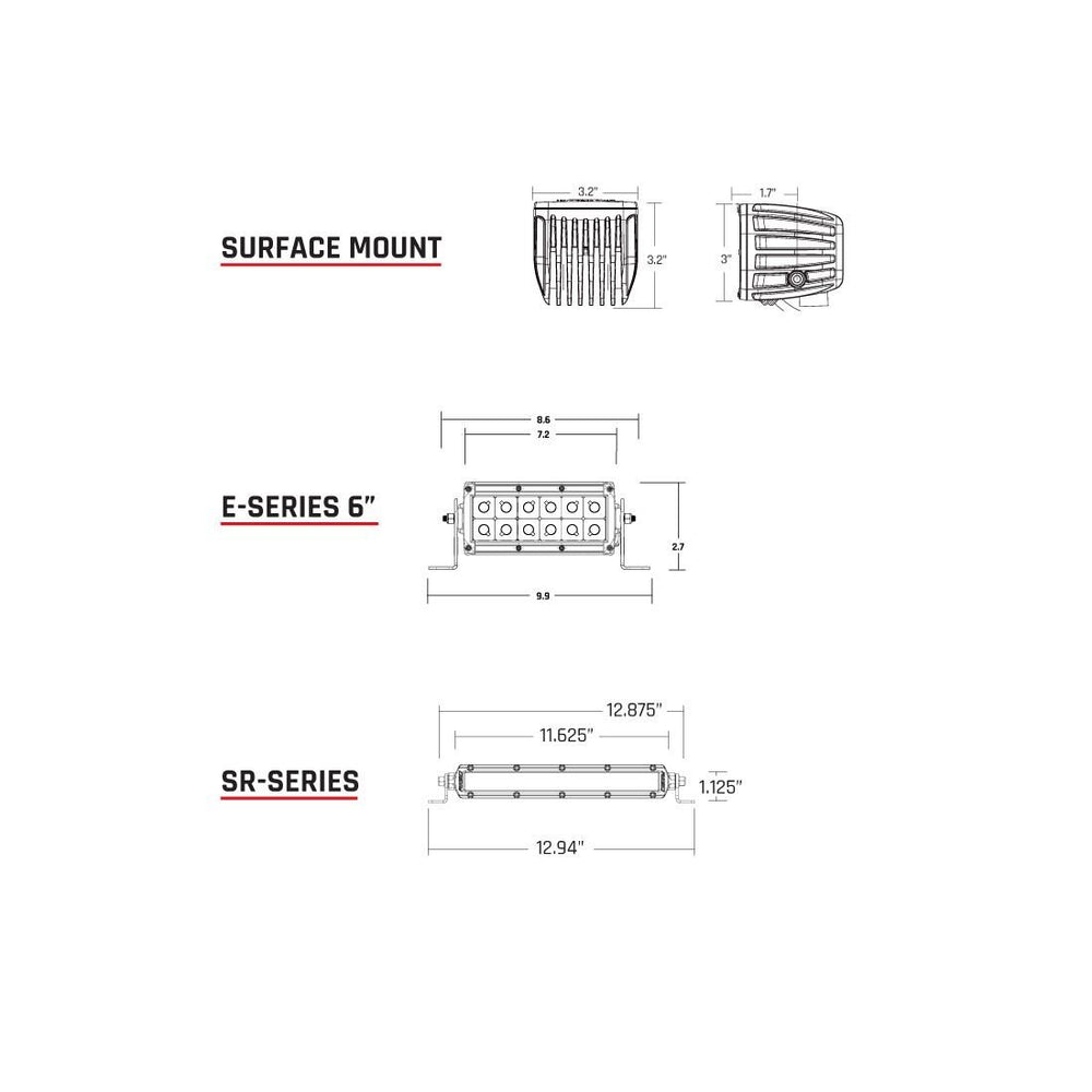 Dimensions of SAE Fog Light