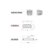 Dimensions of SAE Fog Light