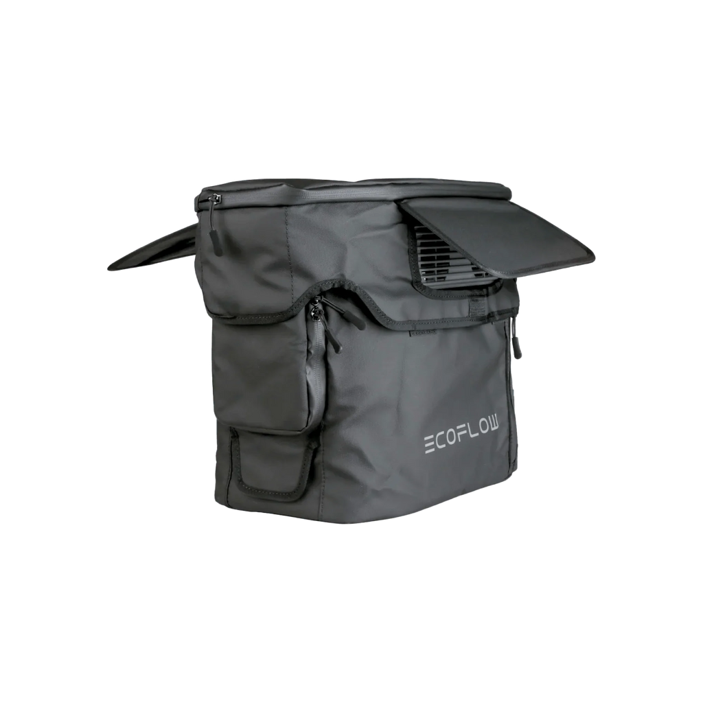 Back Side Of The EcoFlow DELTA 2 Waterproof Bag