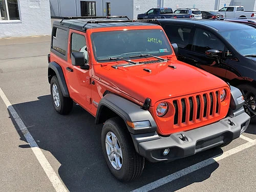 Exposed Racks 9755 Black No Drill Roof Rack For Hard Top Jeep JL/JT/JLU Installed Onto A Hard Top Jeep