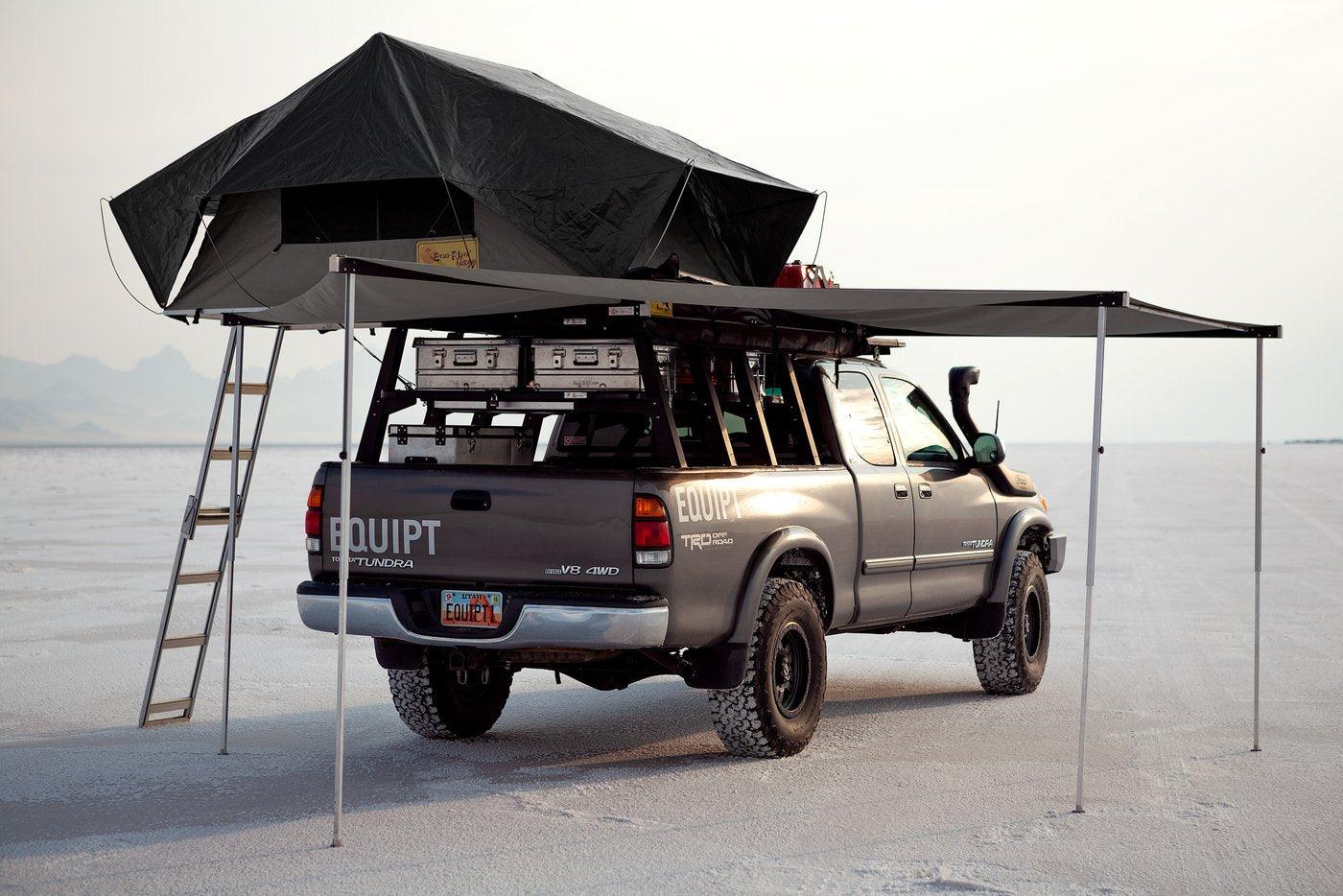Eezi Awn Manta 270 Awning On Tacoma With Roof Top Tent