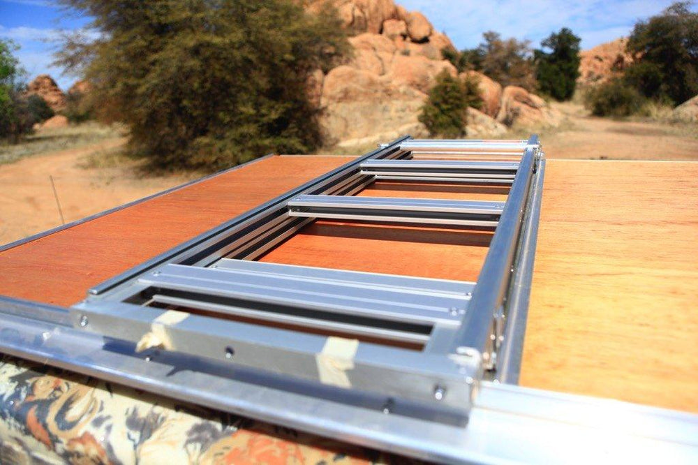 Eezi Awn Fun 2 Person Roof Top Tent Ladder View