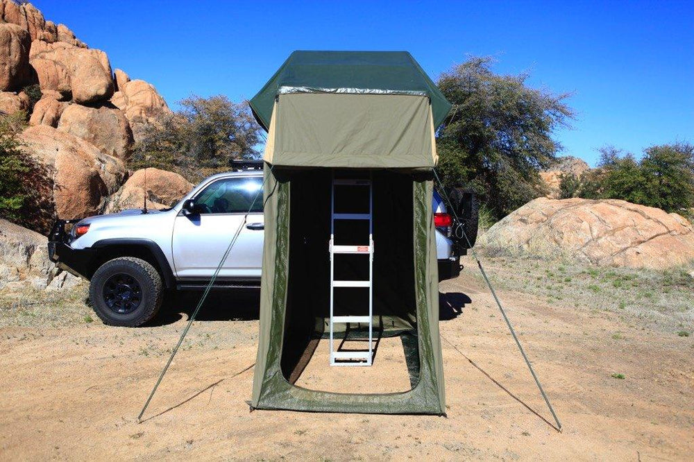 Eezi Awn Fun 2 Person Roof Top Tent Open Annex Door View