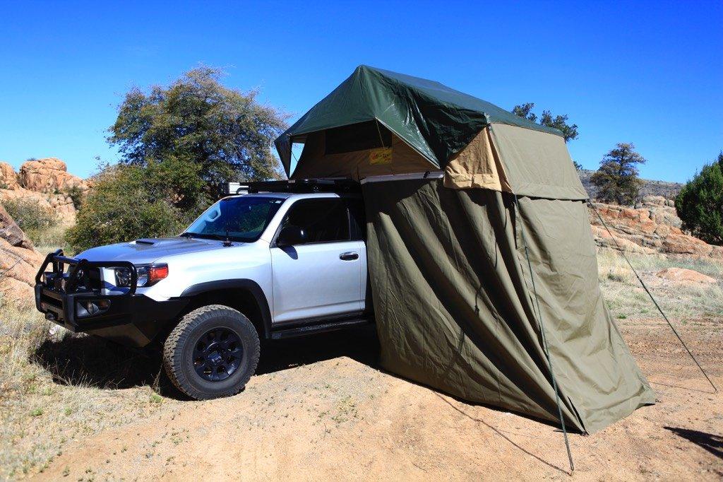easy awn rooftop tent Eezi-Awn Fun 2 Person Roof Top Tent Forest Green & Beige / No / Nearest Freight Center OR Commercial Address With Unloading Dock And/Or Forklift ($0)