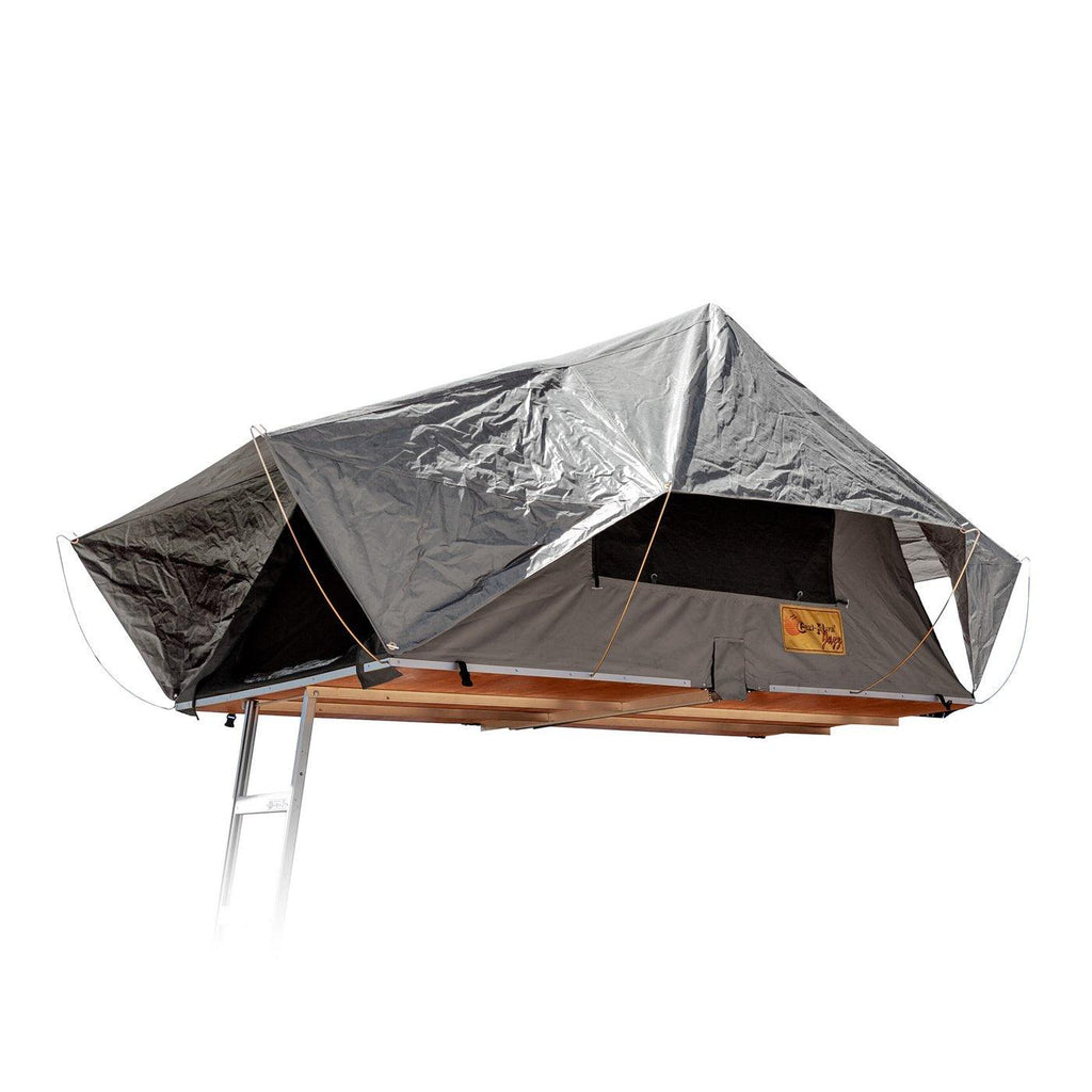 Eezi Awn Jazz Roof Top Tent Open View Gray