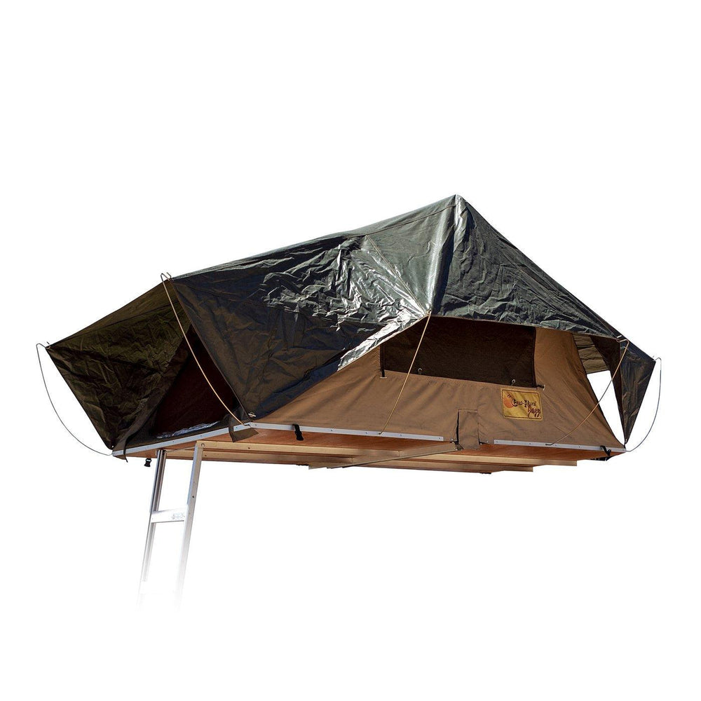 Eezi Awn Jazz Roof Top Tent Open View Green