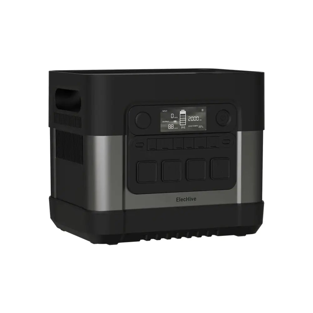 Zero Breeze Portable Power Station 2500wh Side View