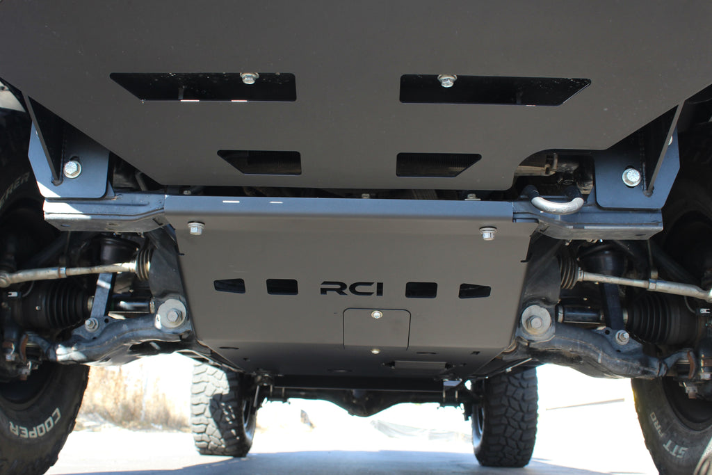 Engine Skid Plate for Tacoma installed on truck front view