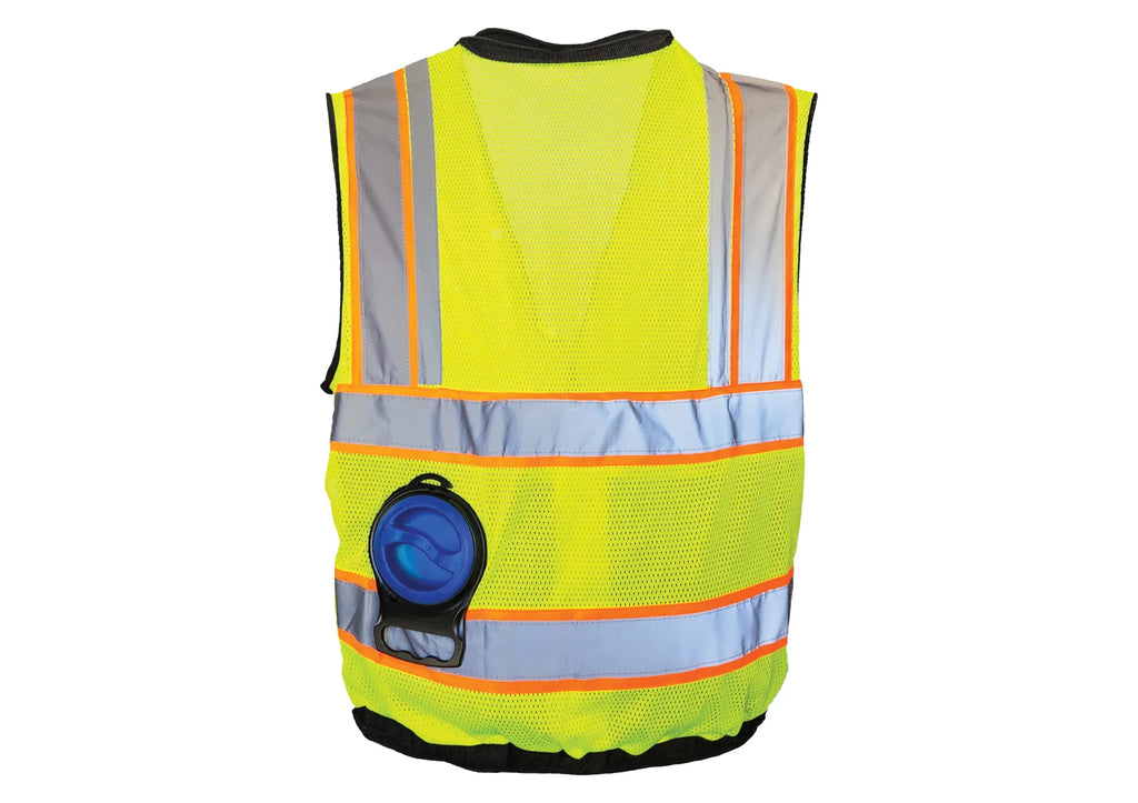 Extrememist Class 2 High-Visibility Misting Vest Rear View