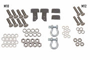 Hardware Installation for Barracuda Modular Front Bumper Bull Bar for Jeep Gladiator and Jeep Wrangler 