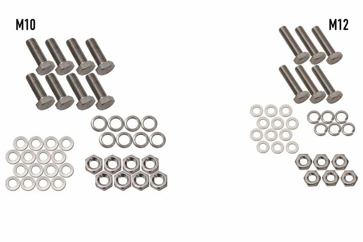 Barracuda Front Bumper Modular Base for Jeep Wrangler and Jeep Gladiator Installation Hardware