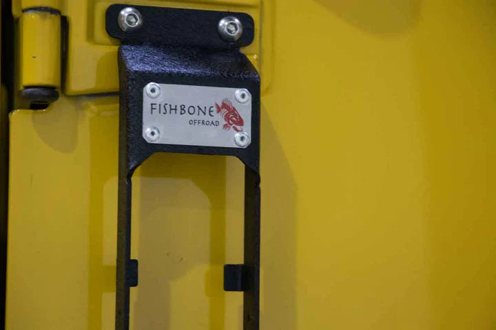 Jeep Wrangler and Gladiator Fishbone Door Mounted Step Logo