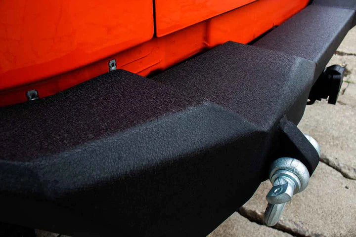 Fishbone Mako Rear Bumper with Black Powdered Coating for Jeep Wrangler JK 