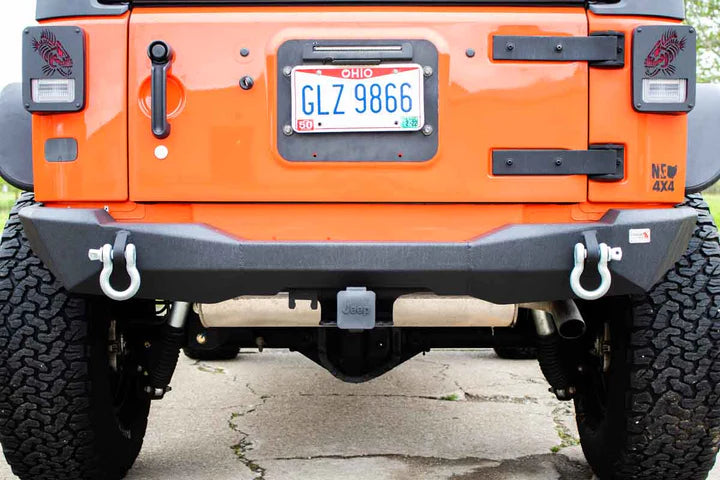 Fishbone Mako Rear Bumper Installed on Jeep Wrangler JK