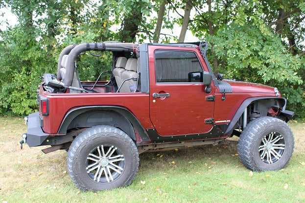 Finished in a Gloss Black Powder Coat