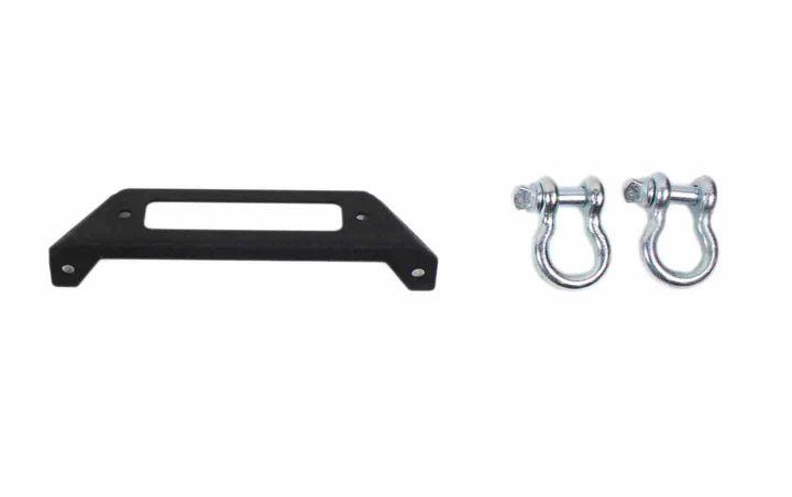 D-Rings of Fishbone Stubby Front Winch Bumper for Jeep Wrangler JK