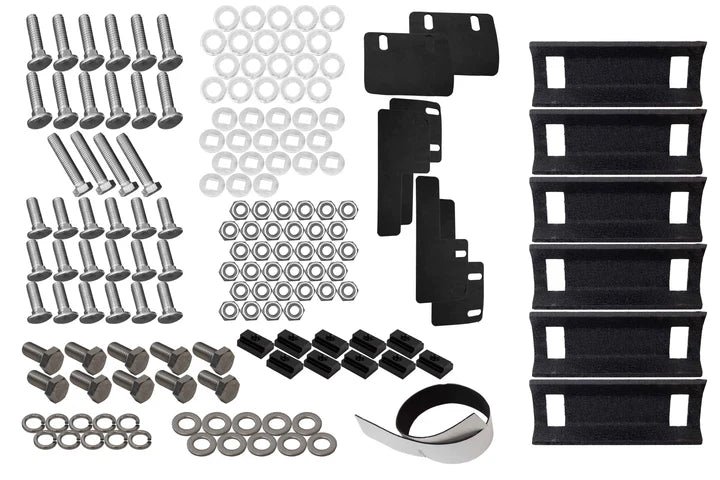 Installation Hardware for Fishbone Tackle Rack for Toyota Tundra with 61" Bed Rack