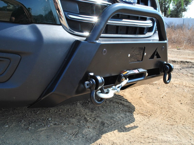 Aluminess Transit Baja Bar Bumper With Winches & Shakles