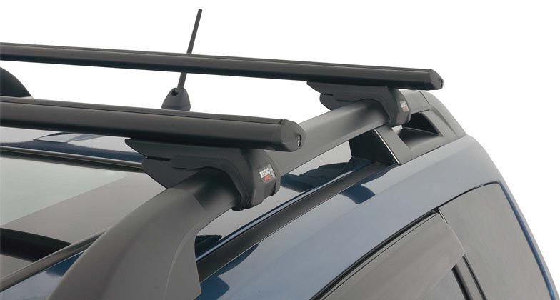 Rhino-Rack Vortex 2500 Roof Rack Package - Fits Bare Roofs - Black