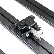 Front Runner Quick Release Roof Top Tent Mount Kit detail of one bracket on top of rack