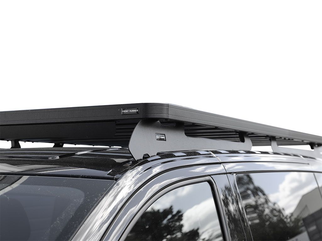Front Runner Slimline II Roof Rack Kit For Mercedes Benz V-Class SWB 2014-Current KRMV012T Front Detail View