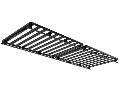 Front Runner Slimline II Roof Rack Kit For Mercedes Benz Sprinter 170/L3/LWB without OEM Tracks (2006-Current) feet tracks view