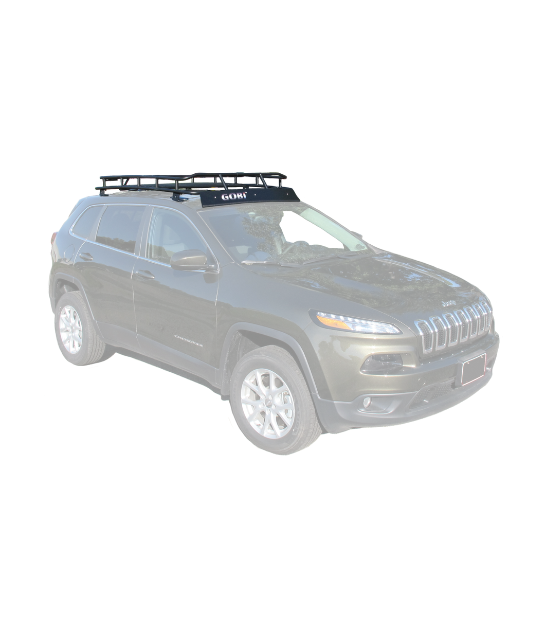GOBI Ranger Rack for Jeep Cherokee KL w/ Multi-Light Setup & Sunroof ...