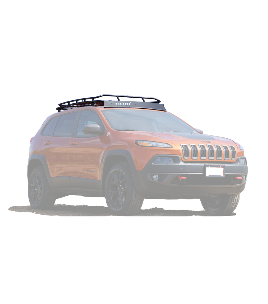 GOBI Stealth Rack for Jeep Cherokee KL w/ Multi-Light Setup & No Sunroof