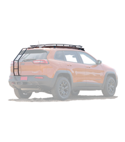 GOBI Stealth Rack for Jeep Cherokee KL w/ Multi-Light Setup & Sunroof